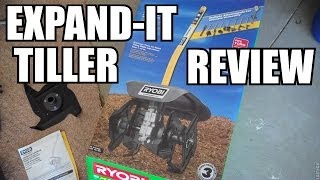 Ryobi Tiller Cultivator Expandit Attachment Review [upl. by Crotty378]