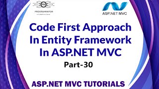 30  Code First Approach of Entity Framework In ASPNET MVC  Entity Framework  MVC HindiUrdu [upl. by Ytima]