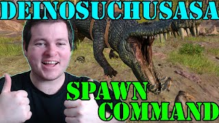 Deinosuchusasa Spawn Commands  Ark Survival Ascended  One Of The Best Boss Fighters [upl. by Kelly]