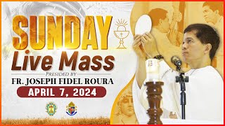 SUNDAY FILIPINO MASS TODAY LIVE II APRIL 7 2024 I SECOND WEEK OF EASTER  FR JOSEPH FIDEL ROURA [upl. by Crista]