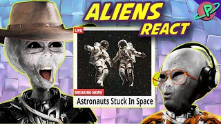 👽 Aliens React To Astronauts Stranded in Space SpacePod EP5 Animation [upl. by Hayifas156]