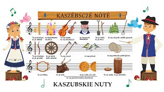 KASZËBSCZÉ NÓTË  Kaszubskie Nuty  z tłumaczeniem językkaszubski abecadłokaszubskie kaszuby [upl. by Codie]