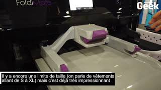 CES 2019  FoldiMate est une machine qui plie vos vêtements en quelques minutes [upl. by Eeznyl]