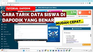 CARA TARIK DATA SISWA DI DAPODIK YANG BENAR [upl. by Ignatzia]