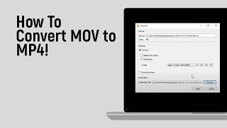 How to Convert MOV to MP4 easy [upl. by Thorstein]