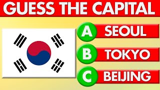 COUNTRY CAPITAL QUIZ  Guess the Capital Cities of the World [upl. by Einahpats344]