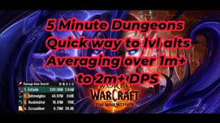 World of Warcraft The War Within  Max Leveling Guide For Under 2 Hours [upl. by Artinad]