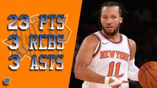 Jalen Brunson 23 pts 3 rebs 3 asts vs Wizards 2024 Preseason [upl. by Akcinehs]