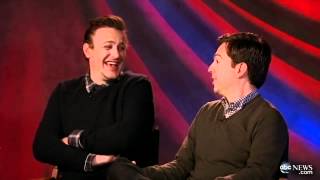 Jason Segel and Ed Helms Interview on Jeff Who Lives at Home and Comedic Acting in Films [upl. by Brookhouse]