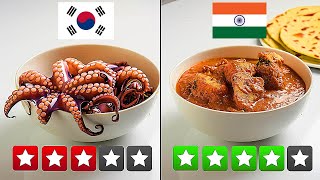 Korean Food vs Indian Food  Which is Better [upl. by Bradleigh]