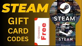 Free Steam Wallet Gift Card Codes in 2024 Unused  How To Get Free Steam Gift Card Codes 2024 [upl. by Nealey]