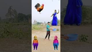 Flying crying babies Catching vs hen elephant vs cute boudi Funny vfx magic😃😆 [upl. by Aenaj]