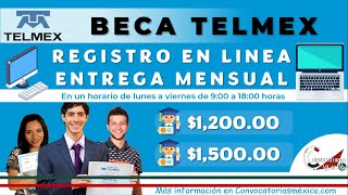 BECA FUNDACION TELMEX 2022 Solicita el apoyo de 1200 a 1500 Requisitos y Fechas [upl. by Destinee]