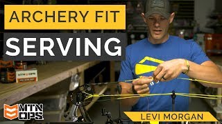 quotArchery Fitquot Ep1 How To Serve a Bow String  Bow Life TV [upl. by Quinlan]