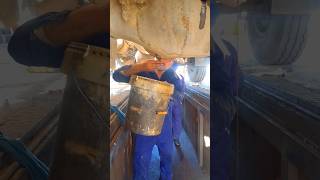 Excavator track differential oil change shorts engine mechanic mechanical [upl. by Eustace]