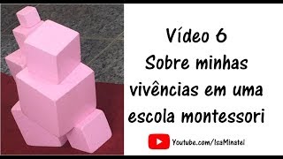 Escola Montessoriana  meus aprendizados  Isa Minatel  Vídeo 6 [upl. by Noby]