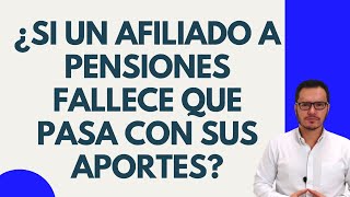 🔴¿CÓMO RECLAMAR LOS APORTES DE UN AFILIADO A COLPENSIONES QUE FALLECE  INDEMNIZACIÓN SUSTITUTIVA 🔴 [upl. by Haydon]