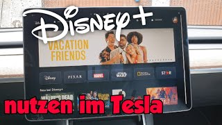 Disney im Tesla nutzen So geht es Model 3Y [upl. by Rebmaed]