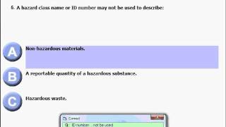 How to Ace Hazardous Materials Test Easilywmv [upl. by Osrit]