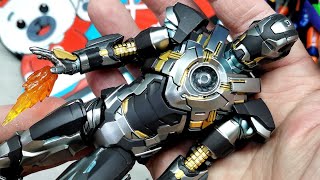 ZD Toys Iron Man mark 24 Tank action figure Unboxing and review Marvel 110 scale 🧿 [upl. by Lodmilla]