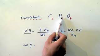 Chimie  Cholestérol et détermination de la formule brute [upl. by Ennis]