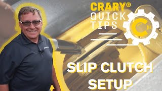 Crary® Quick Tips  Slip Clutch Setup [upl. by Gerdi]