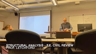 Structural Analysis  FE Civil Review Chi Epsilon RPI [upl. by Solberg77]