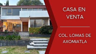 Casa en Venta en Lomas de Axomiatla  GH REALTY GROUP [upl. by Bonine]