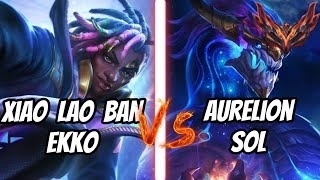 Xiao Lao Ban Ekko vs Grandmaster Arelion Sol [upl. by Hadnama]