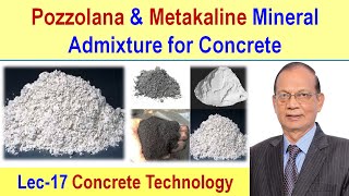 Pozzolana Pozzolanic reaction Metakaoline Effect of Metakaoline on Concrete and its uses [upl. by Enidlarej]