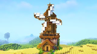 Minecraft  How to build a Windmill  Tutorial [upl. by Friday350]