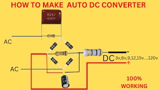 How to make Converter 220v power to 3v6v9v12v24v48v98v120v [upl. by Rowena]