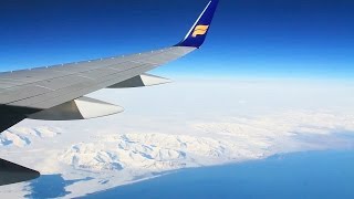 Icelandair 757200 OsloReykjavikKeflavik Safety Takeoff Inflight Spectacular Landing [upl. by Armelda]