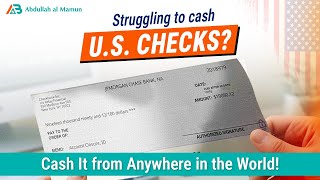 Cash your US checks from anywhere in the world [upl. by Narej]