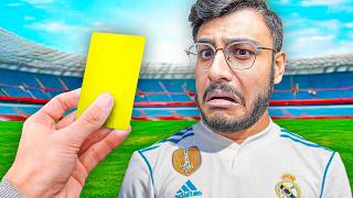 I GOT MY FIRST YELLOW CARD IN FOOTBALL [upl. by Sarine]