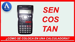 Seno Coseno y Tangente  EN CALCULADORA [upl. by Arzed]