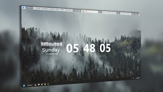 Aesthetic Windows Theme  Elegant Clean Look 2024  Easy Windows 11 Customization [upl. by Wales143]