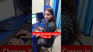 Change Your Excel Cursor Color in 5 Sec🔥 excel exceltips sirfexcel [upl. by Sneed551]