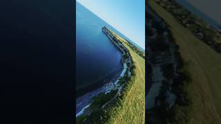 Dive into the Danish coast with my FPV quad ↙️🇩🇰 shorts fpv dive dji nature [upl. by Atiraj692]