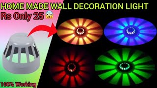 How To Make Wall Hanging Lamp  Diy Wall Decoration Rs Only 25  Wall Decoration ideas 100 working [upl. by Srednas308]