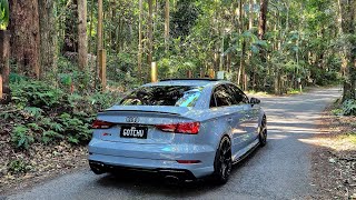 Audi RS3 Mountain POV Drive  EPIC Exhaust Sound [upl. by Fabiola]