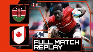 INCREDIBLE lastminute winner  Kenya v Canada  HSBC London Sevens Rugby [upl. by Yrrol]