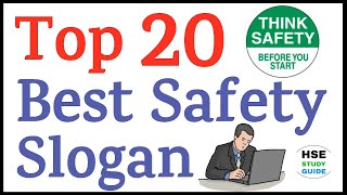 Top 20 Best Safety Slogan  Best Safety Slogan  National Safety Day  Safety Slogan in English [upl. by Burrell]