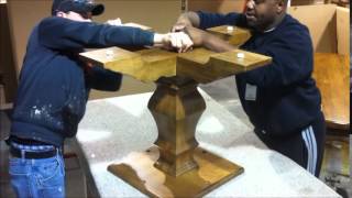 BenchMade Table Assembly by Bassett Furniture [upl. by Eigriv216]