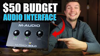 This Audio Interface is PERFECT For Beginners  MAudio MTrack Solo Unboxing Review amp Setup [upl. by Euqirrne]