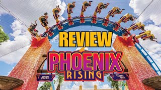 Phoenix Rising A Fun ride with SLOW operations  Review  Busch Gardens Tampa Bay [upl. by Manlove309]