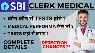 SBI CLERK MEDICAL  Medical Performa कैसे भरे  Complete Information sbiclerk2023 sbiclerk [upl. by Iden938]