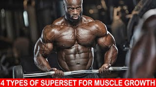 4 Types of Superset for Muscle and Strength gain  Tamil [upl. by Nitniuq]