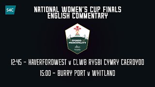 National Womens Cup Finals Day  English Commentary  S4C [upl. by Flavia]