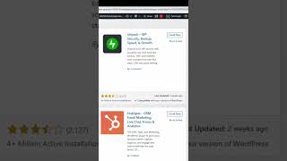 Installing the WP hubspot CRM plugin in WordPress shorts wordpress [upl. by Ttenneb]